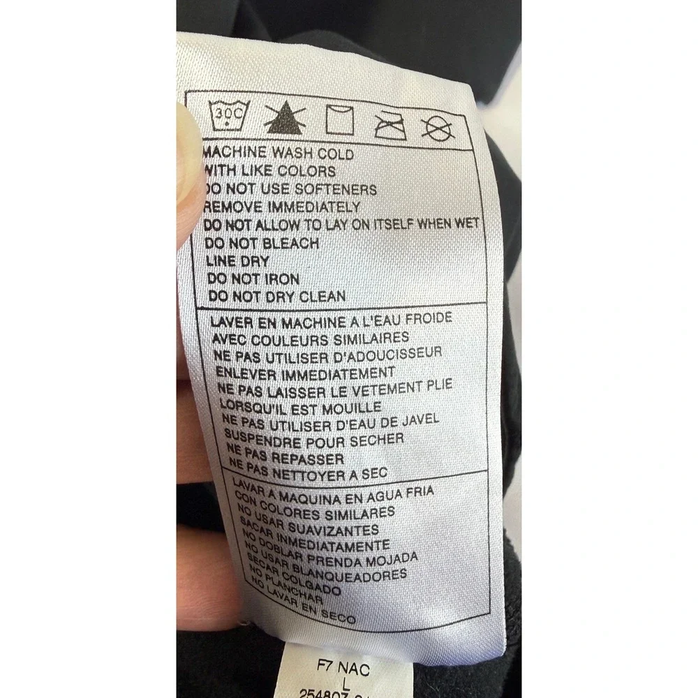 Nike Pro Womens Leggings Size L Black Fit Dry One Therma Fit 7/8 Activewear Run
